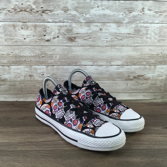womens sugar skull converse